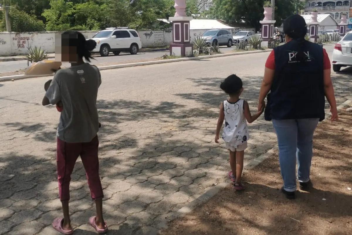 Los menores se encontraban en una carpa en un área pública de Chiquimula., PGN