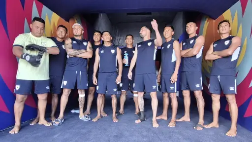 Selección de Guatemala hace entreno oficial en  Seychelles