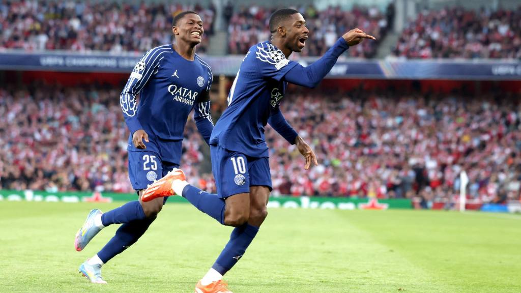 Partido entre Arsenal y PSG por la semifinal de ida de la UEFA Champions League 2024/25 | EFE