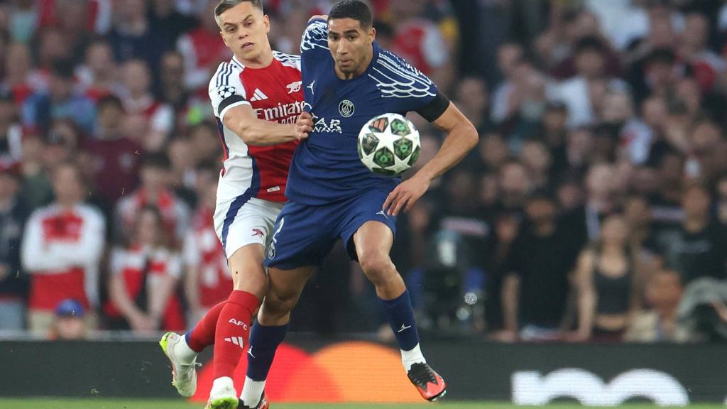 Partido entre Arsenal y PSG por la semifinal de ida de la UEFA Champions League 2024/25 | EFE