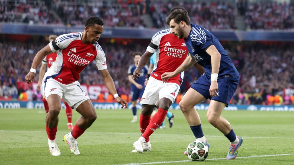 Partido entre Arsenal y PSG por la semifinal de ida de la UEFA Champions League 2024/25 | EFE