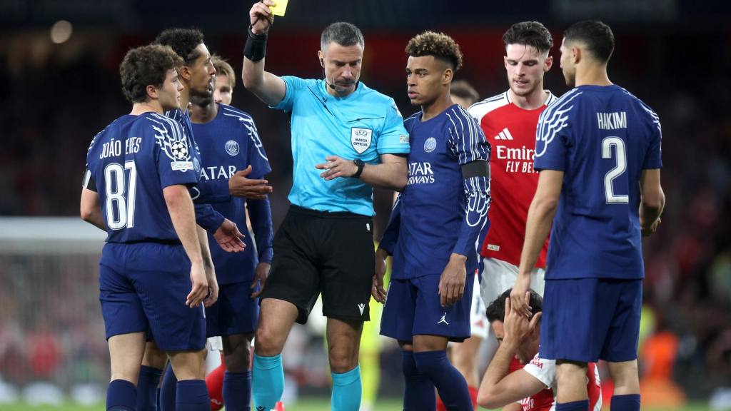 Partido entre Arsenal y PSG por la semifinal de ida de la UEFA Champions League 2024/25 | EFE