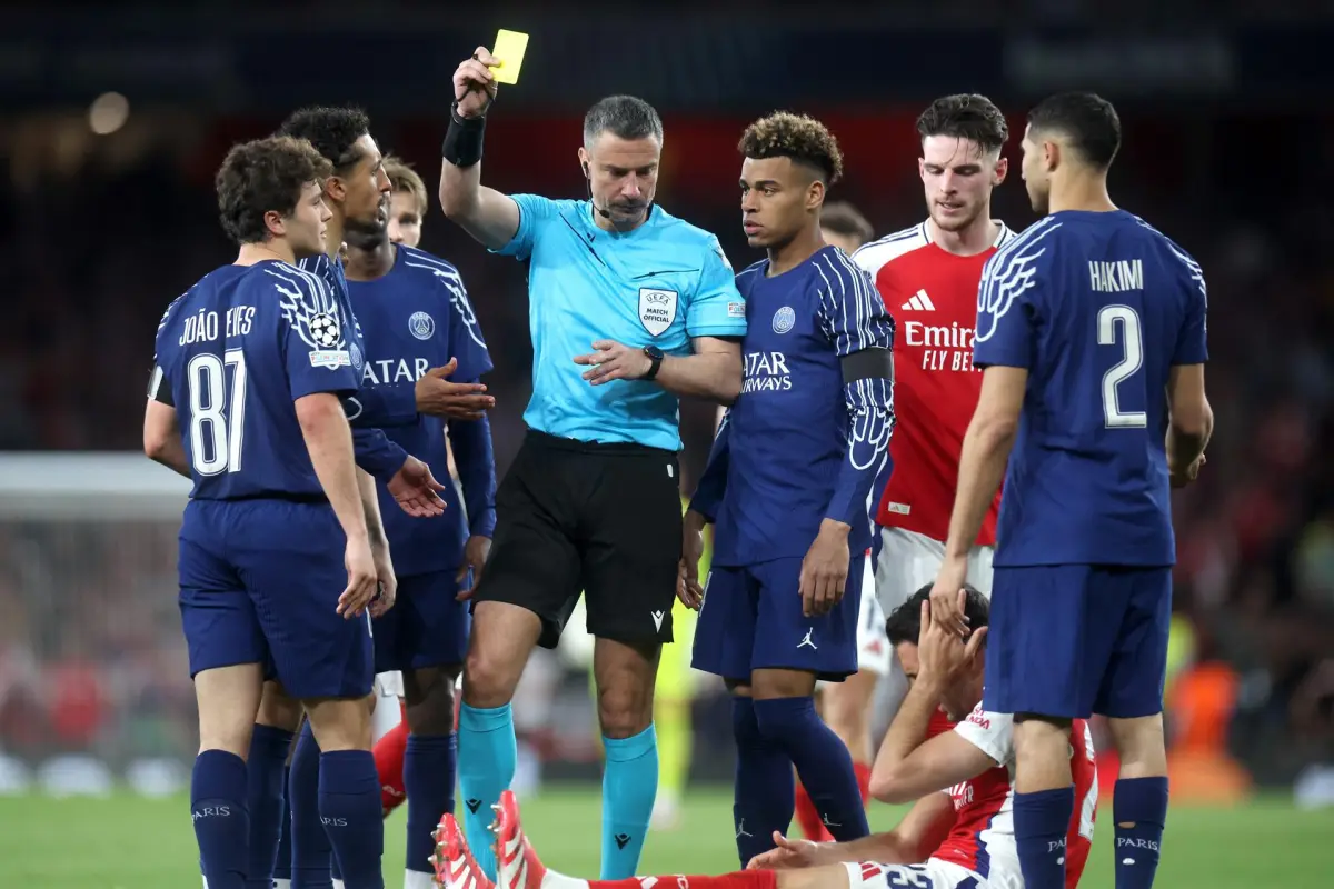 Partido entre Arsenal y Paris Saint-Germain en la Champions League 2024/25 - EFE
