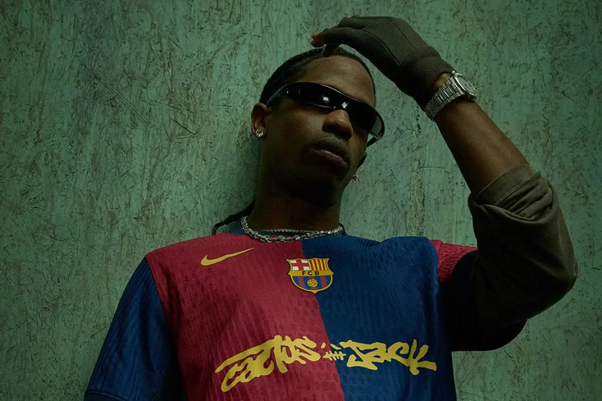 Barcelona anuncia su colaboración con Travis Scott - instagram @fcbarcelona