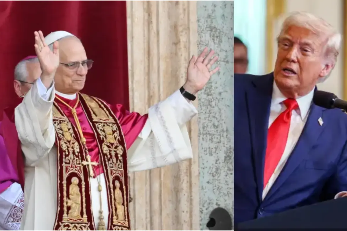 Reacción Trump tras elección del papa estadounidense, 