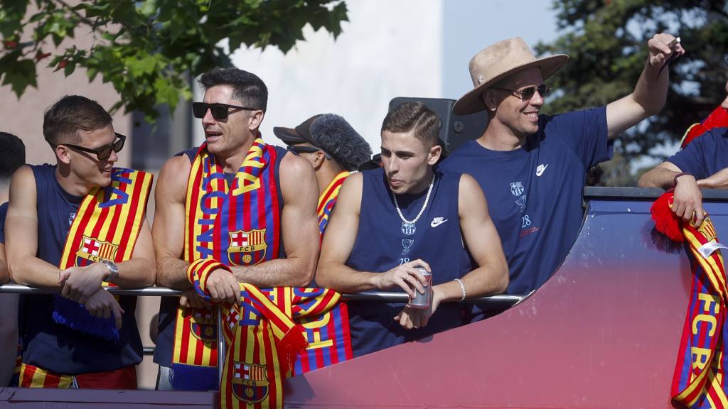 Barcelona celebra el triplete del Barça | EFE