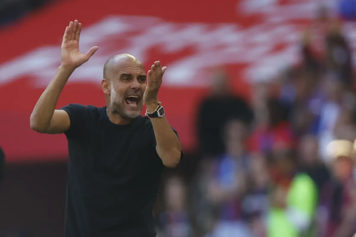 Pep Guardiola, técnico del Manchester City - EFE