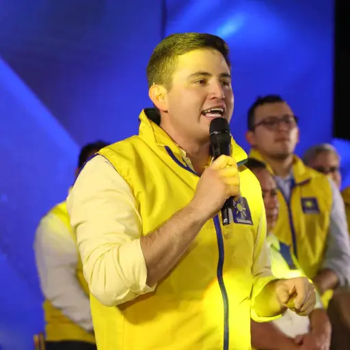 El alcalde de Santa Catarina Pinula, Sebastián Siero, fue electo como secretario general del Partido Unionista ,Álex Meoño.