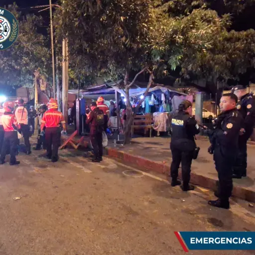 Bomberos reportaron la muerte de dos personas en zona 6 ,Foto Bomberos Municipales