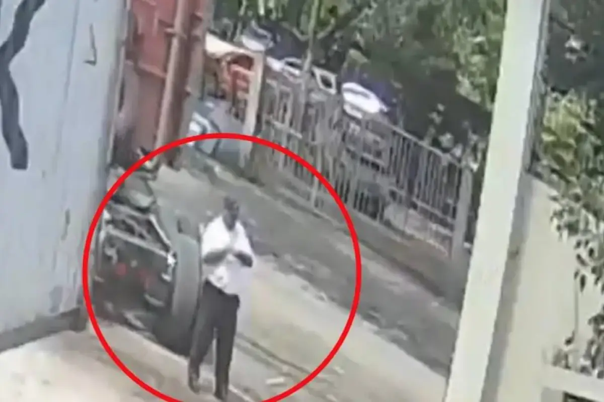 Hombre arrollado por un cabezal. , Captura de pantalla video X.