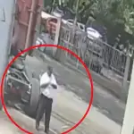 Hombre arrollado por un cabezal.  ,Captura de pantalla video X.