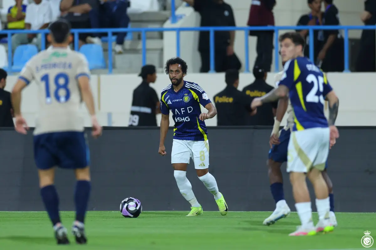 Al Nassr goleó 0-9 al  club Al Okhdood y recuperó el tercer lugar de la liga saudí 
