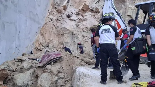 Bomberos acuden a emergencia en San Francisco El Alto, Totonicapán. ,Foto Bomberos Voluntarios