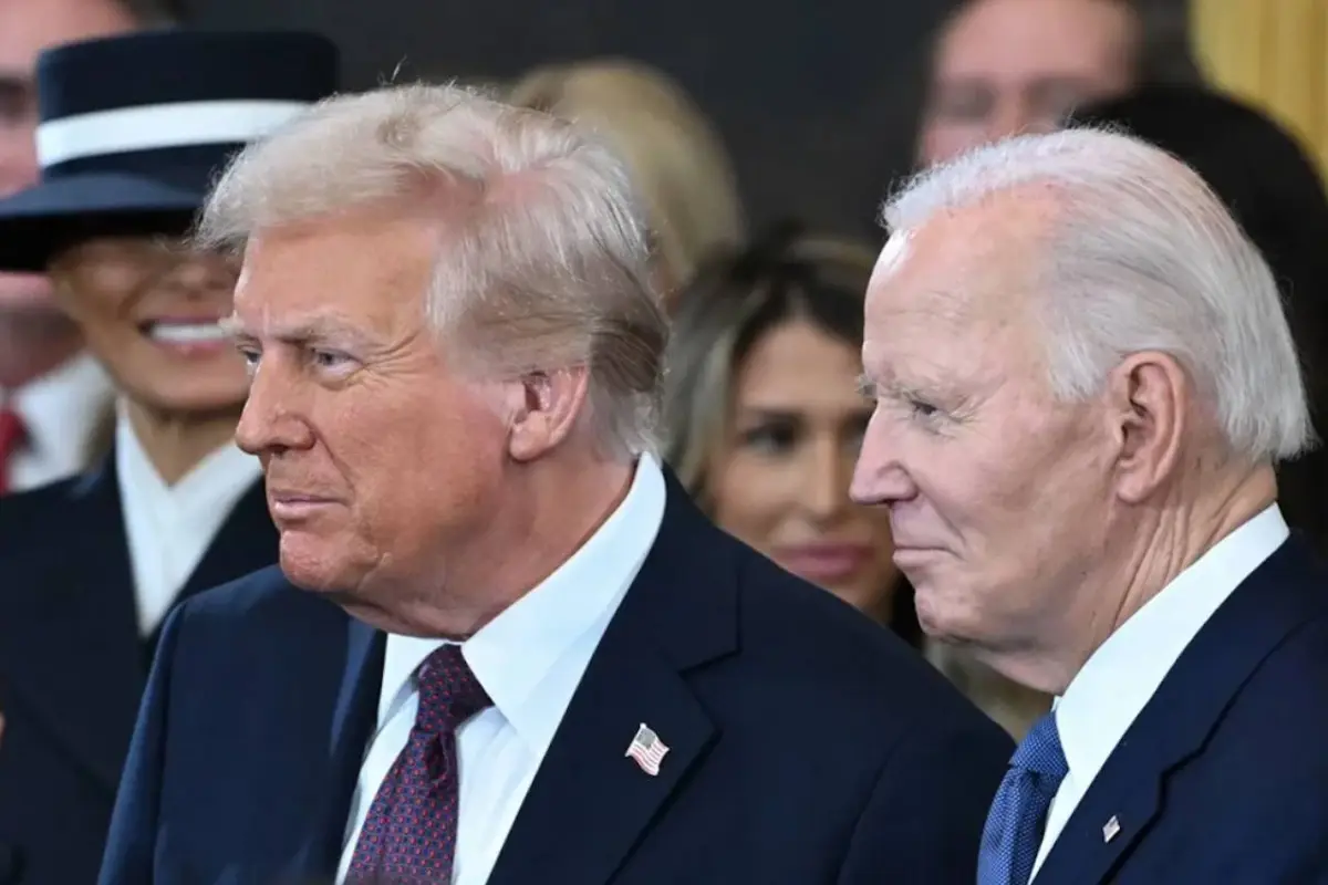Trump junto a Biden. , EFE.