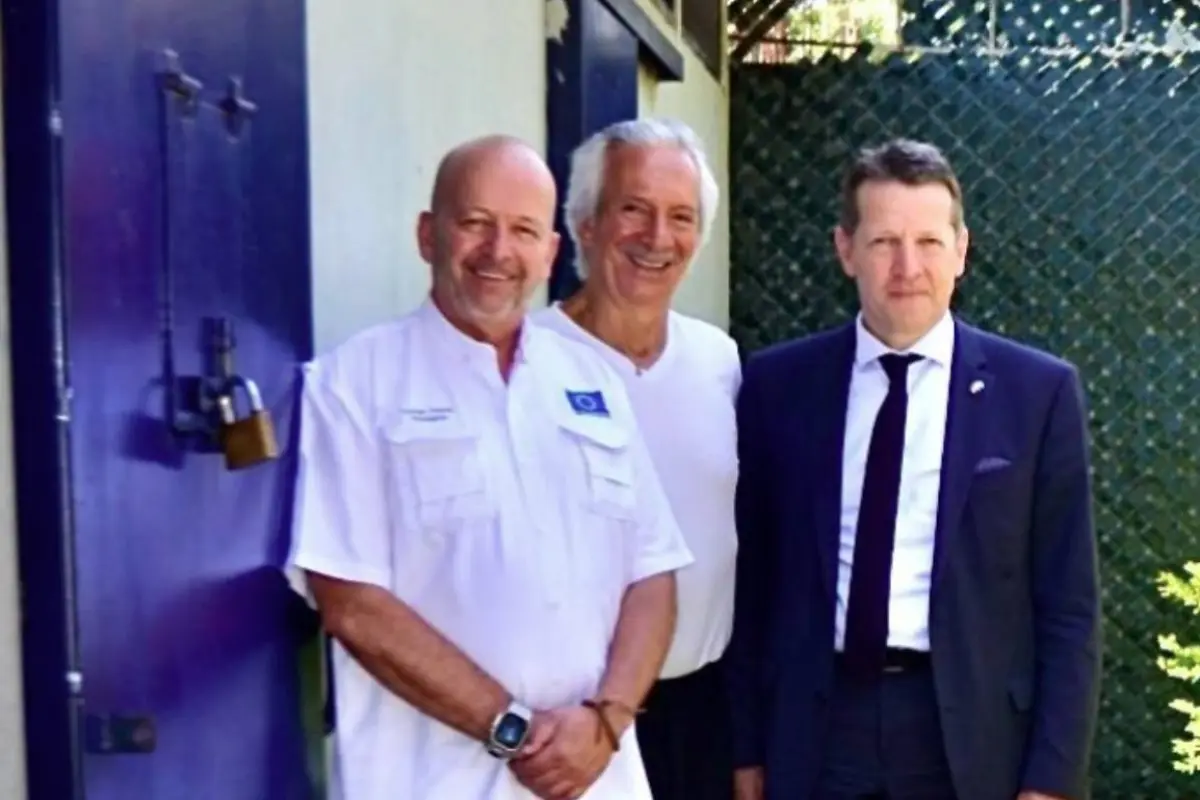 Los delegados de la UE se reunieron en prisión con el periodista Zamora., UE