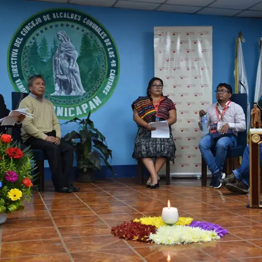 Con presentaciones en Totonicapán y Comalapa, dio inicio el festival Centroamérica Cuenta. ,Foto Ministerio de Cultura y Deportes