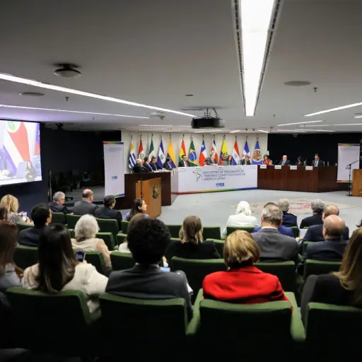 El Encuentro de Presidentes de Tribunales Constitucionales de América Latina se realiza el 5 y 6 de mayo en Brasil. ,Corte Constitucional de Colombia