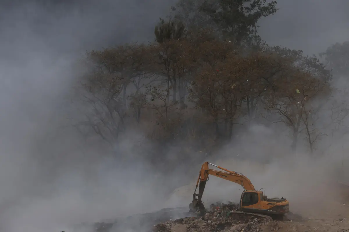 Foto de archivo de incendio forestal en Guatemala,  EFE/ Mariano Macz
