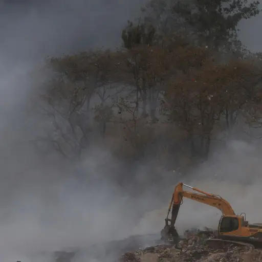 Foto de archivo de incendio forestal en Guatemala , EFE/ Mariano Macz