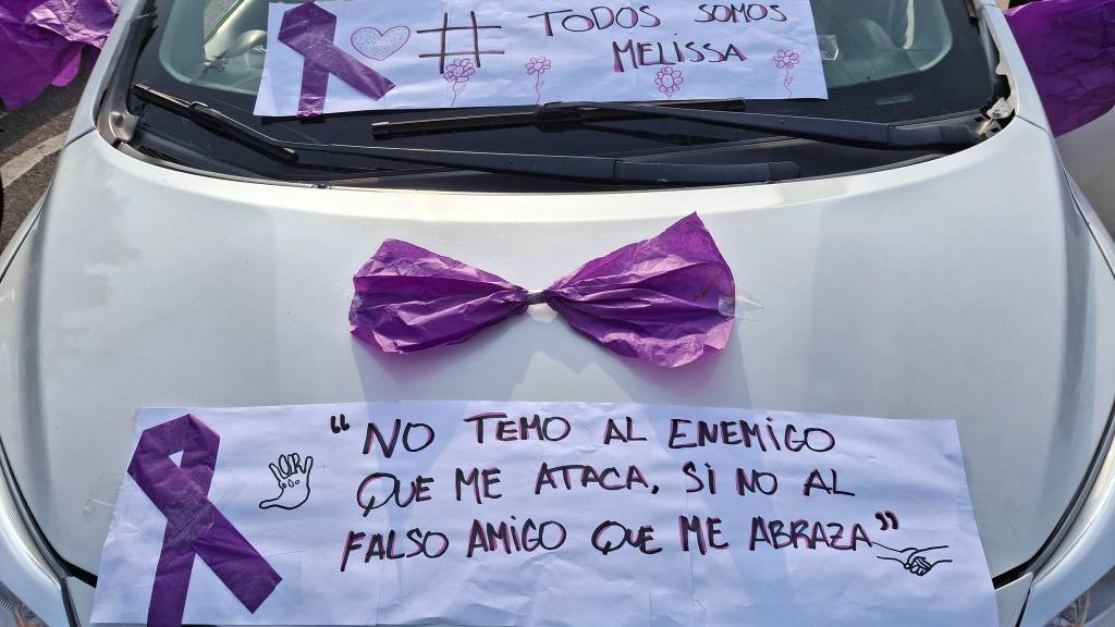 Marchan para pedir justicia por la muerte de Melissa Palacios | Álex Meoño