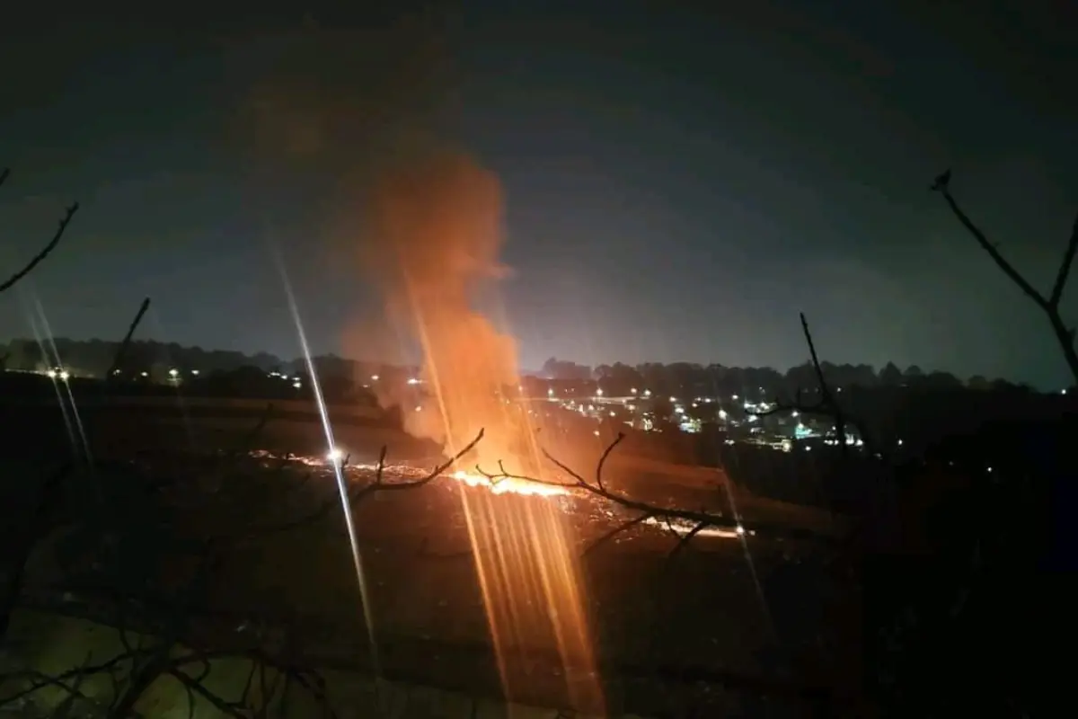 Vecinos de Villa Nueva expresaron preocupación por el conato de incendio., Conred.