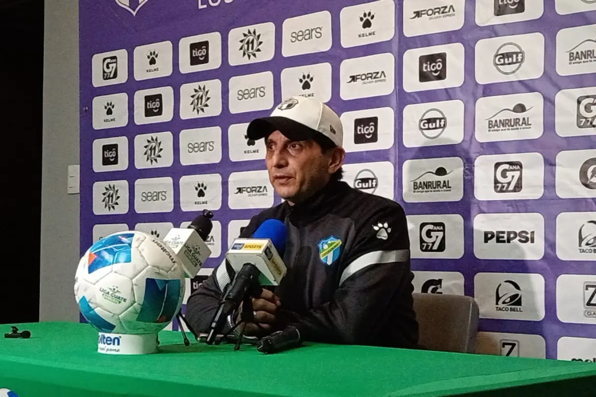 Conferencia de Ronald González tras eliminación ante Marquense  