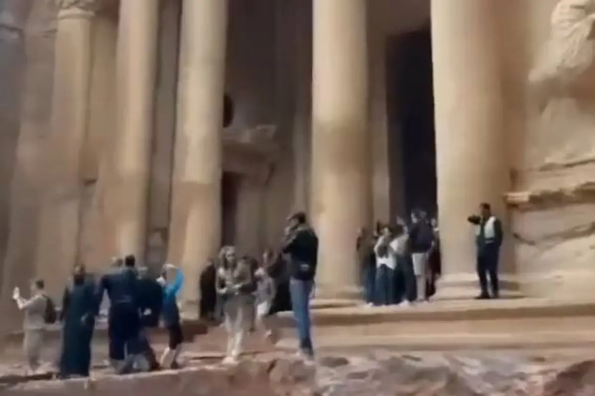 Lluvias en Jordania, mayo 2025, Captura de pantalla de la red social X