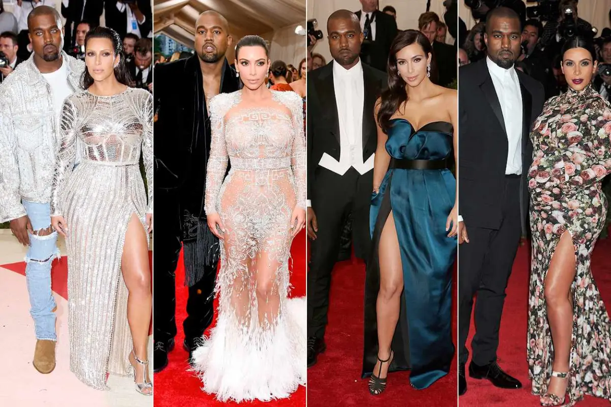 Kanye West y Kim Kardashian Met Gala, Instagram