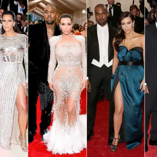 Kanye West y Kim Kardashian Met Gala ,Instagram
