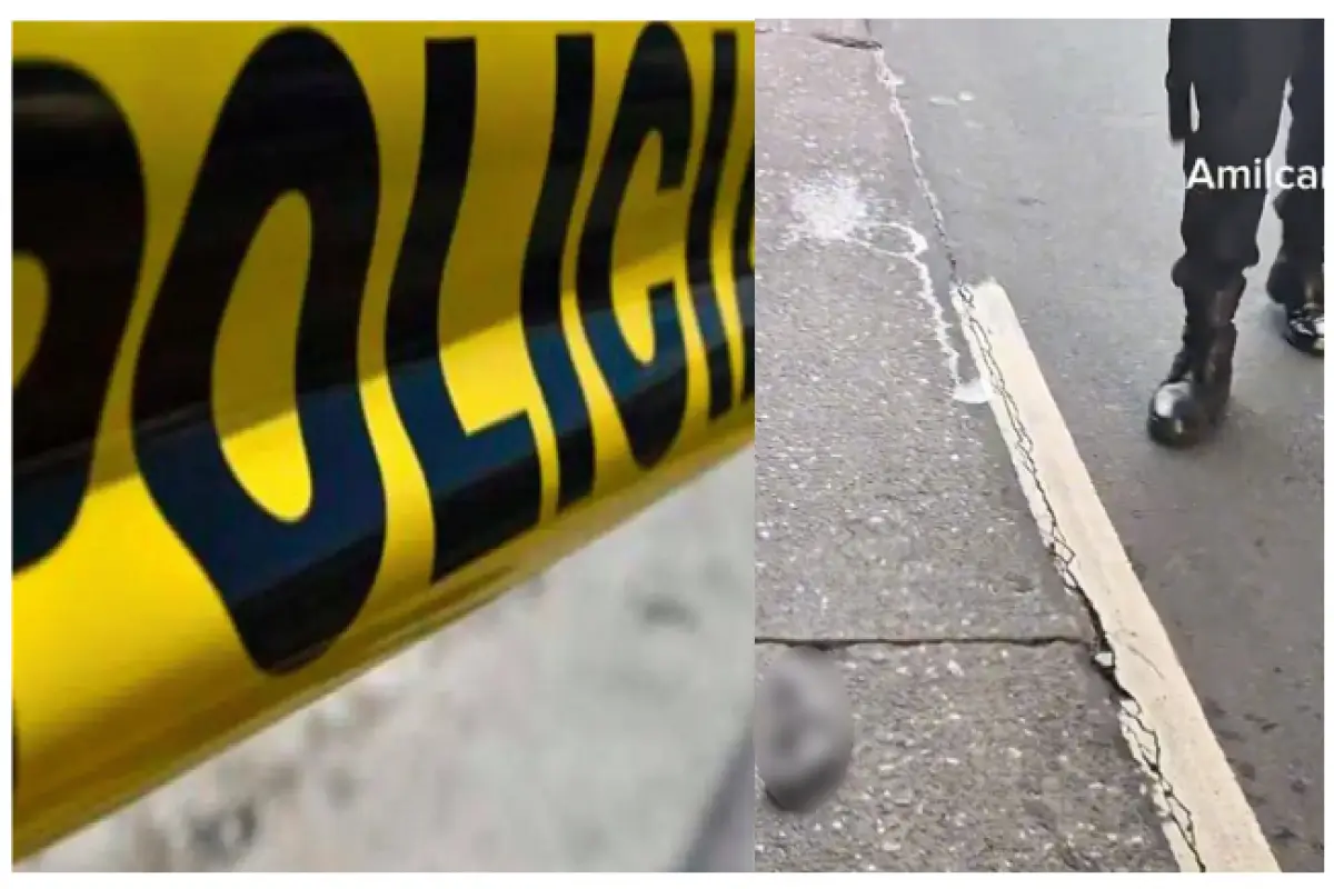 El arma fue abandonada en la vía pública., PMT capitalina/Montejo