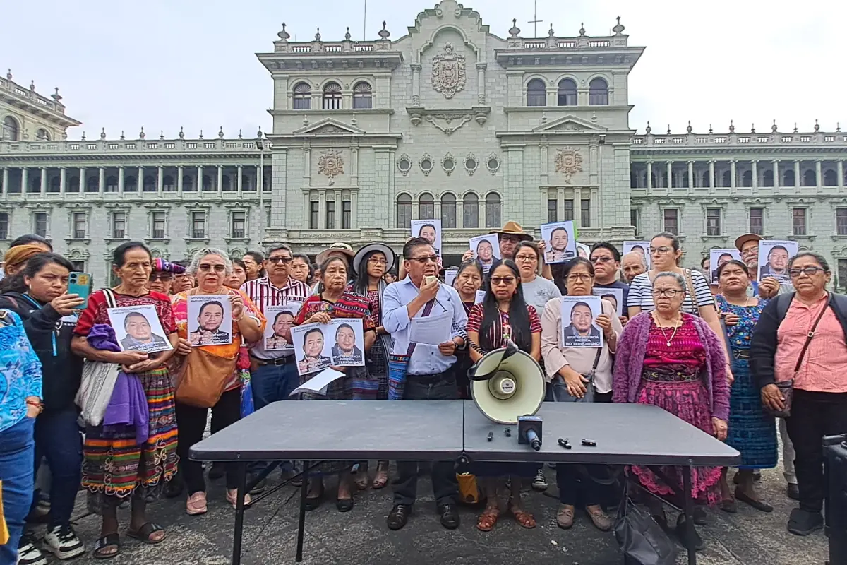 "La defensa de la democracia no es de uno solo, sino debe ser de toda la sociedad", expresaron los integrantes de las organizaciones sociales., Omar Solís/Emisoras Unidas