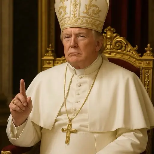 Imagen hecha con inteligencia artificial (IA) tomada de la cuenta oficial de la red social Truth Social @realDonaldTrump ,Foto EFE