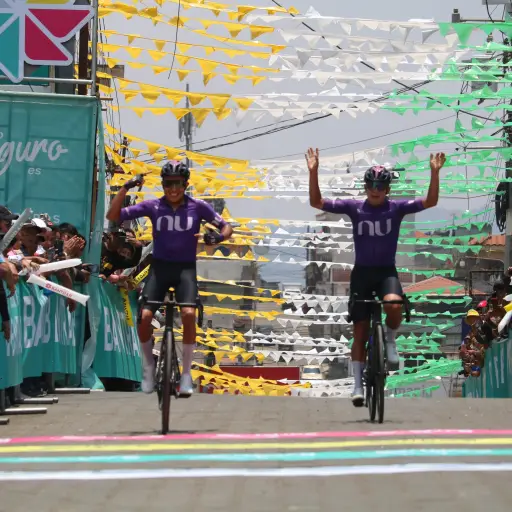 Juan Alba, ganador de la cuarta etapa de la Vuelta Bantrab 2025 - Alejandro Chet