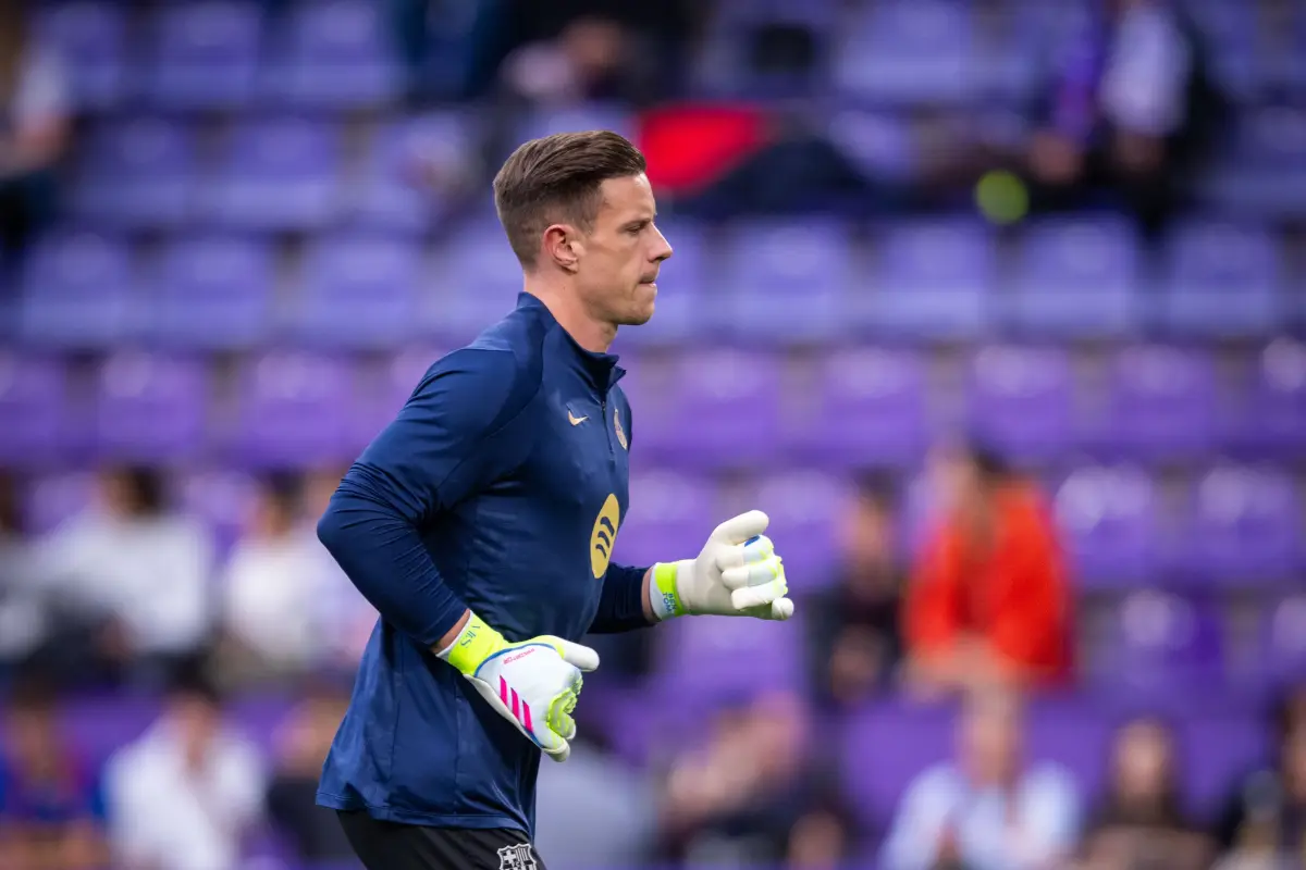 Marc-André Ter Stegen en la previa del partido entre Barça y Valladolid - FC Barcelona