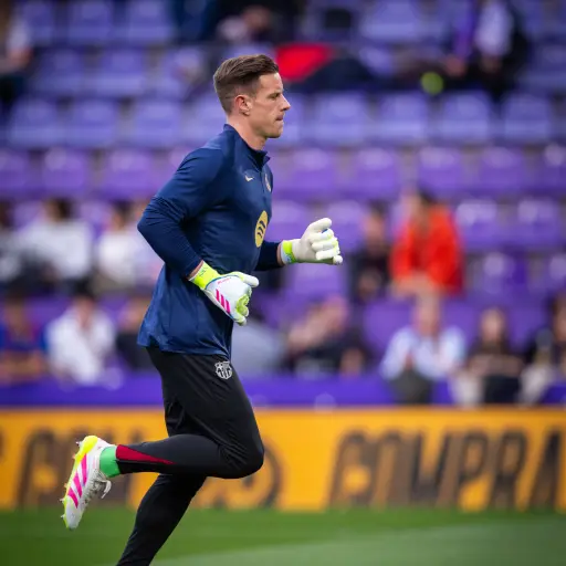 Marc-André Ter Stegen en la previa del partido entre Barça y Valladolid - FC Barcelona