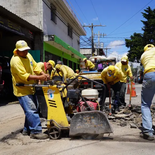 La Municipalidad de Santa Catarina Pinula destacó el papel fundamental de los albañiles.  ,Municipalidad de Santa Catarina Pinula.
