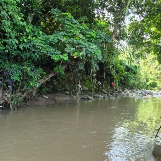 Miembros del Ejército de Guatemala también acudieron para ayudar en las tareas de ubicación de las víctimas. ,Ejército de Guatemala.