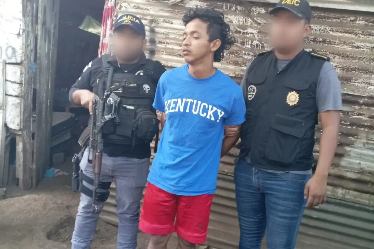 Capturado por crimen de niña, Foto PNC