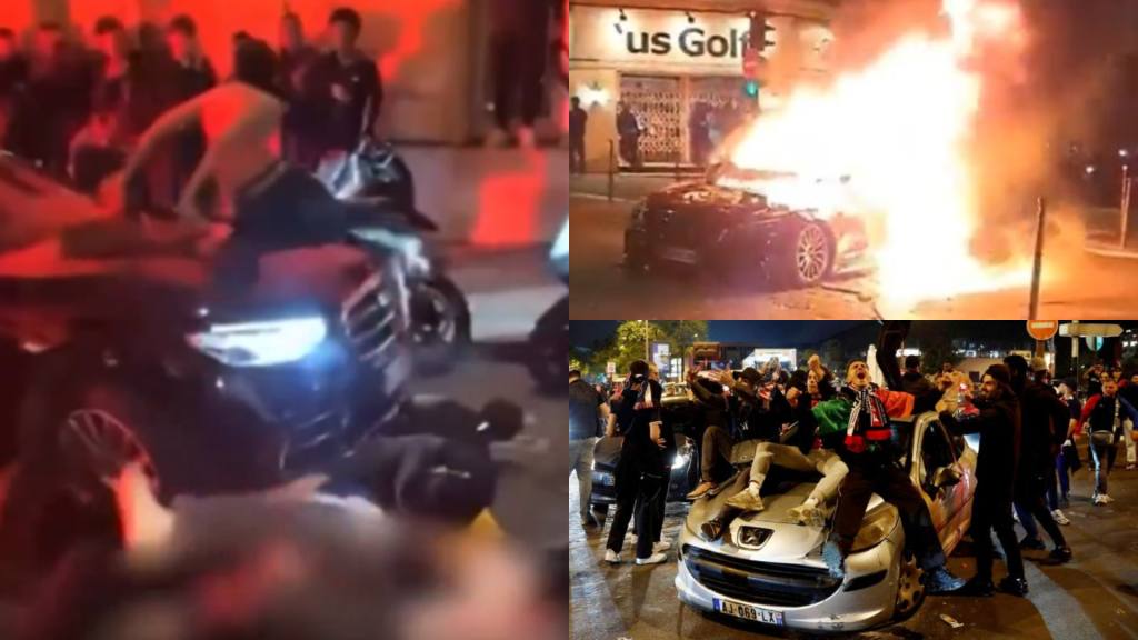 Disturbios tras clasificación del PSG a final de Champions