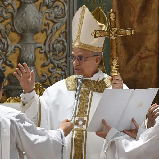 Papa León XIV oficia misa en la Capilla Sixtina ,EFE