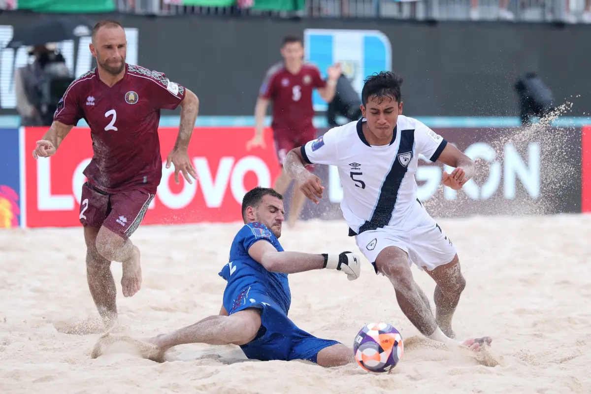 Bielorrusia goleó a Guatemala en el cierre del grupo A del Mundial de Futplaya 