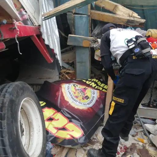 Accidente Quiché ,Foto Bomberos Voluntarios