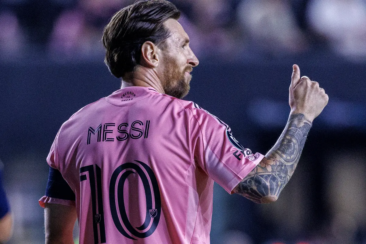Lionel Messi recibe su primer distinción de 2025 como jugador de la semana