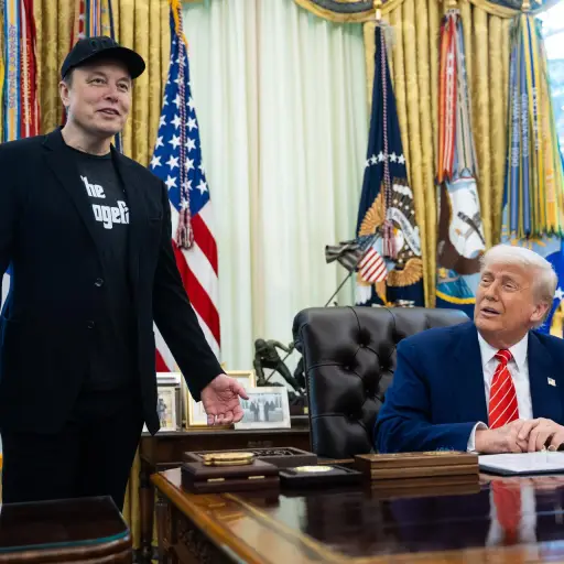 Elon Musk se despide de la Casa Blanca ,EFE