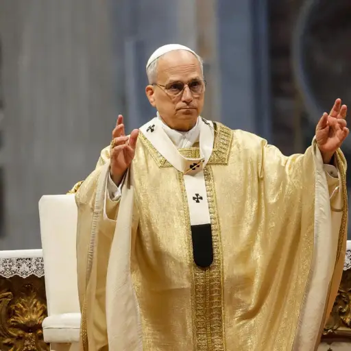 Vatican City (Vatican City State (Holy See)), 31/05/2025 ,- El papa León XIV durante la ceremonia de ordenación