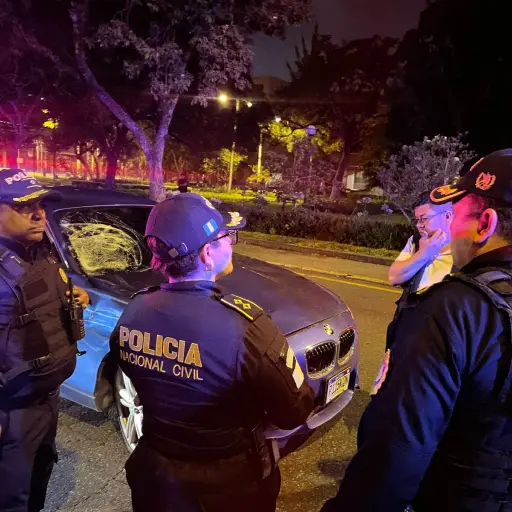 La PNC capturó al hombre señalado de atropellar al agente de PNC que falleció. ,PNC de Guatemala.