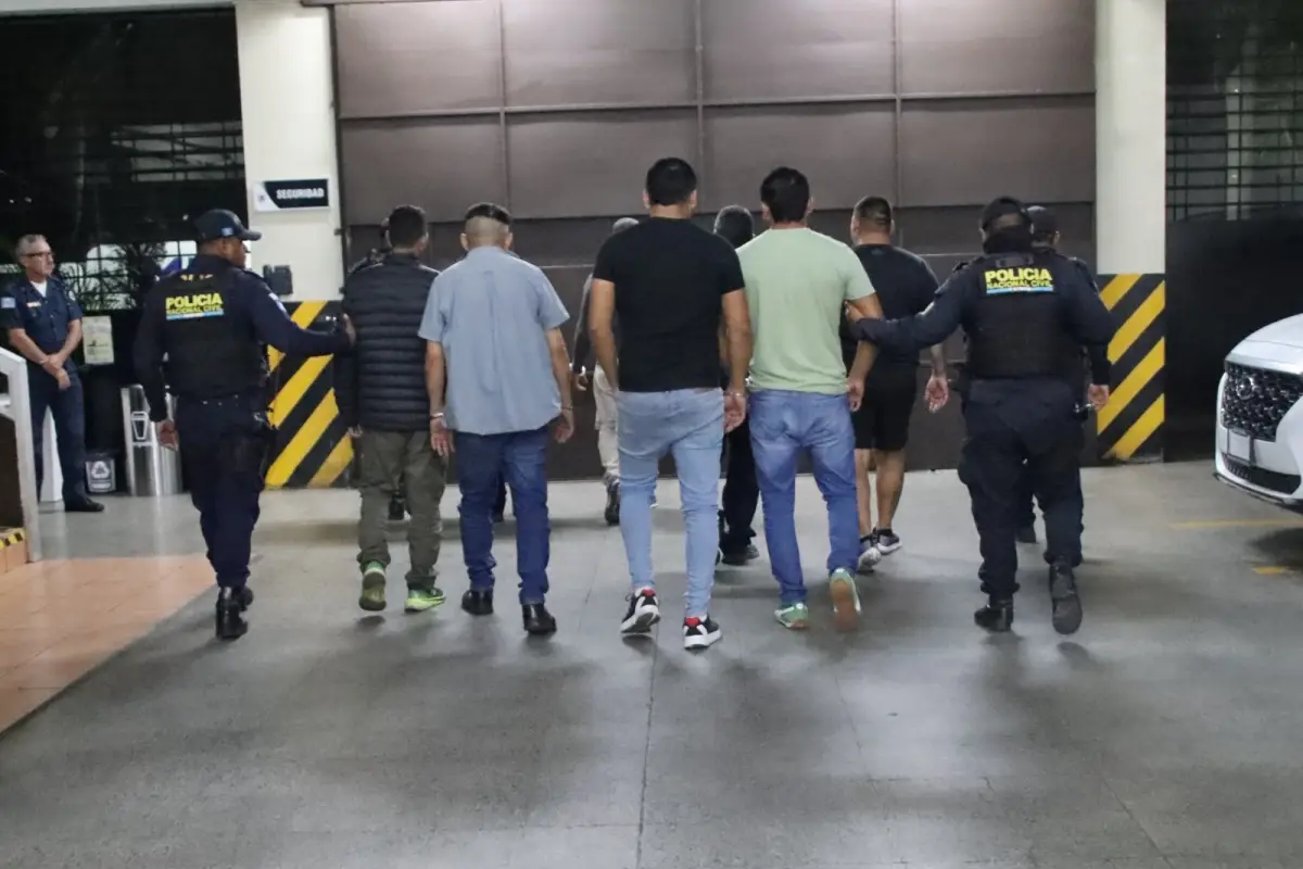 Los detenidos están bajo investigación de la PNC., PNC de Guatemala.