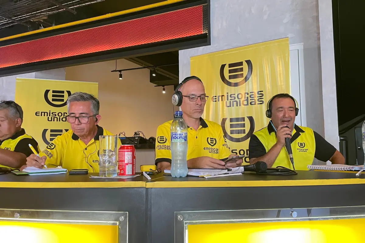 Las voces de El Mejor Equipo durante la final de Champions League en Distrito Cuatro 