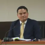 El juez Fredy Orellana durante la audiencia contra el abogado Eduardo Masaya, señalado en el caso Semilla. ,Omar Solís/Emisoras Unidas