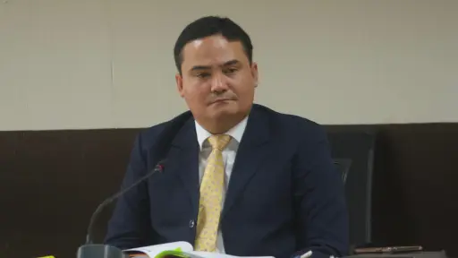 El juez Fredy Orellana durante la audiencia contra el abogado Eduardo Masaya, señalado en el caso Semilla. ,Omar Solís/Emisoras Unidas